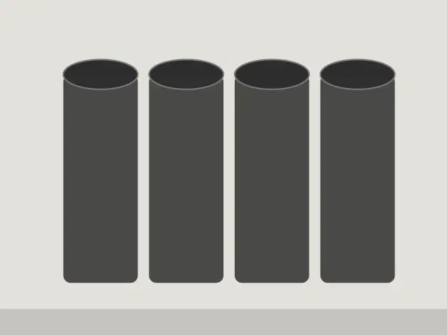 Bitumen-Schweißbahn, 4 Rollen